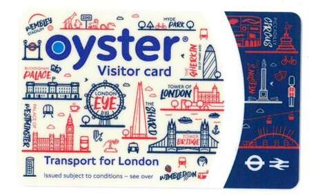 Visitor Oyster Card &pound; 30.00