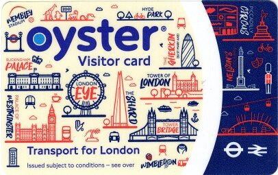 Visitor Oyster Card &pound; 15.00