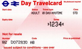 1 Day Travelcard Londen 1-4